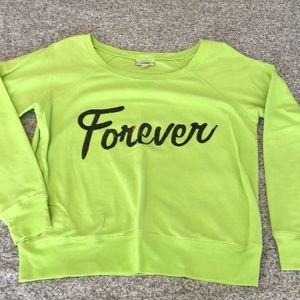 Neon Green Sweatshirt